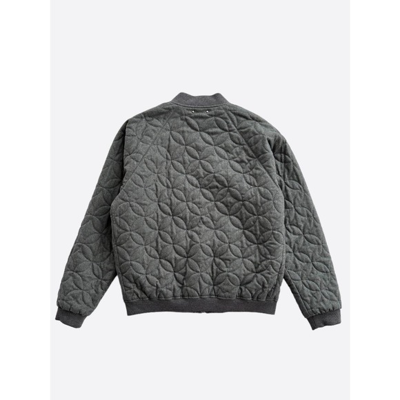 Louis Vuitton Navy Embroidered Reversible Bomber Jacket - Picture 4 of 8